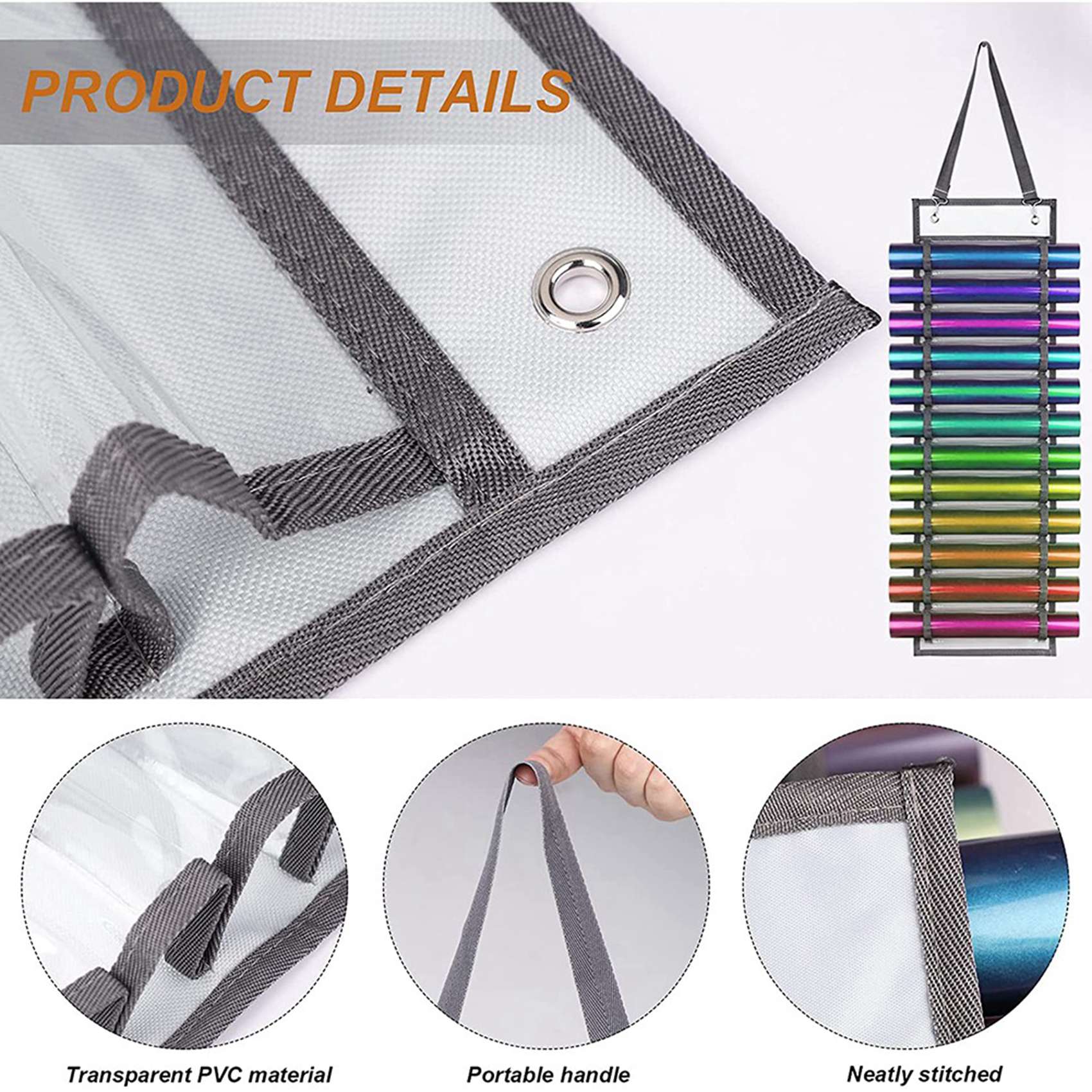 Heat Transfer Vinyl Roll - Estante de almacenamiento de vinilo AC23-2X,