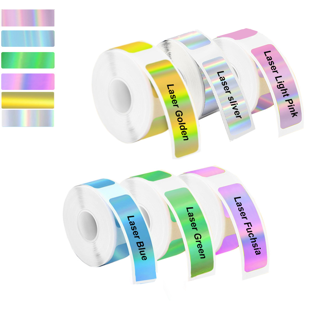 Heat Transfer Vinyl Roll - 2 rollos de etiquetas adhesivas holográficas