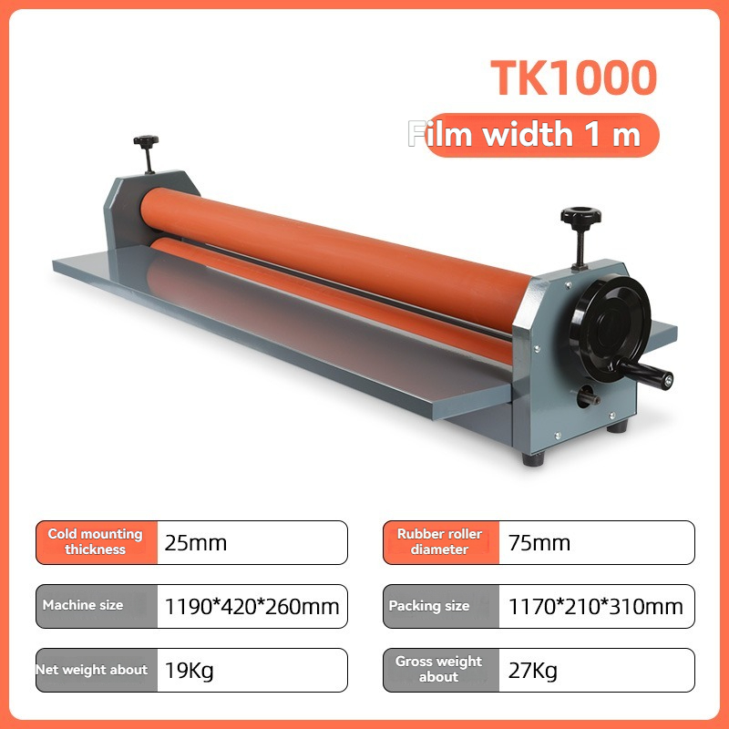 Laminadora TK1000, máquina lam - Laminator Cold Roll reseña y precio