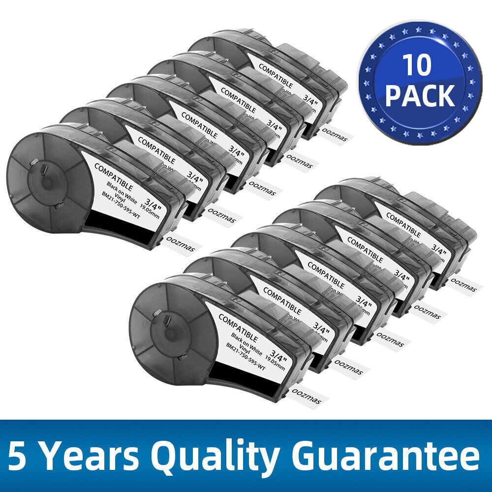 1-10PK Compatible para Brady B - Commercial Vinyl Printing reseña y precio