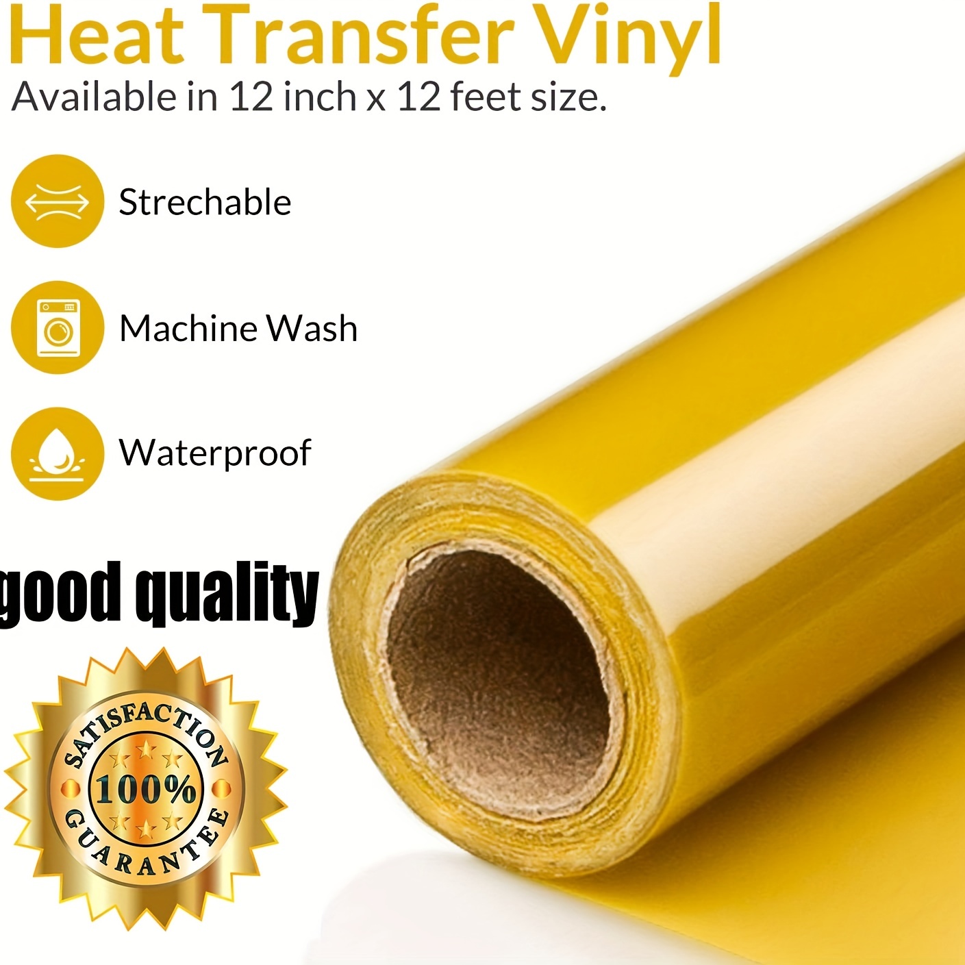 Vinilo Termotransferible HTV e - Heat Transfer Vinyl Roll reseña y precio
