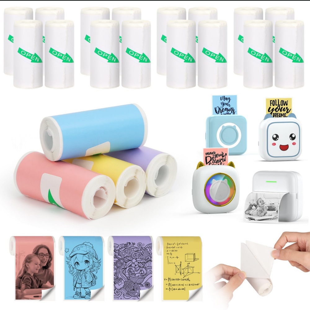 Papel térmico MINI impresión a - Heat Transfer Vinyl Roll reseña y precio