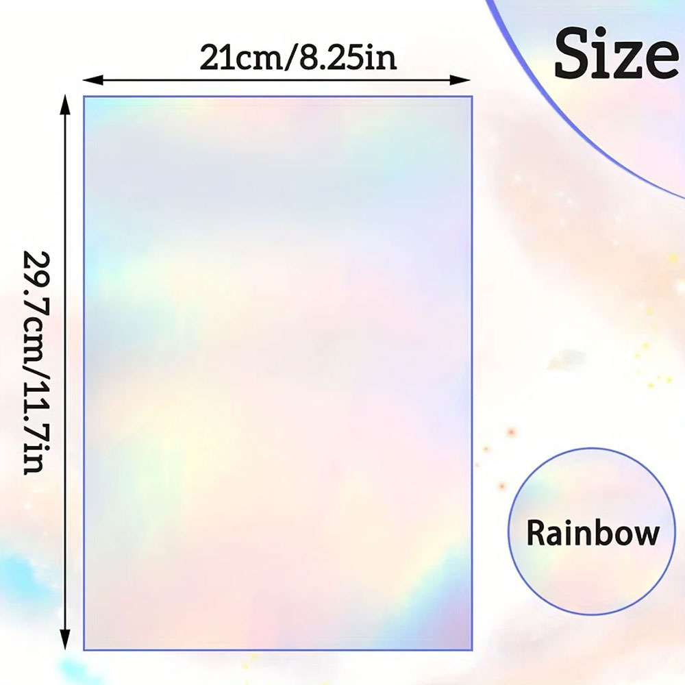 20 Hojas de Vinilo Holográfico - Commercial Vinyl Printing reseña y precio