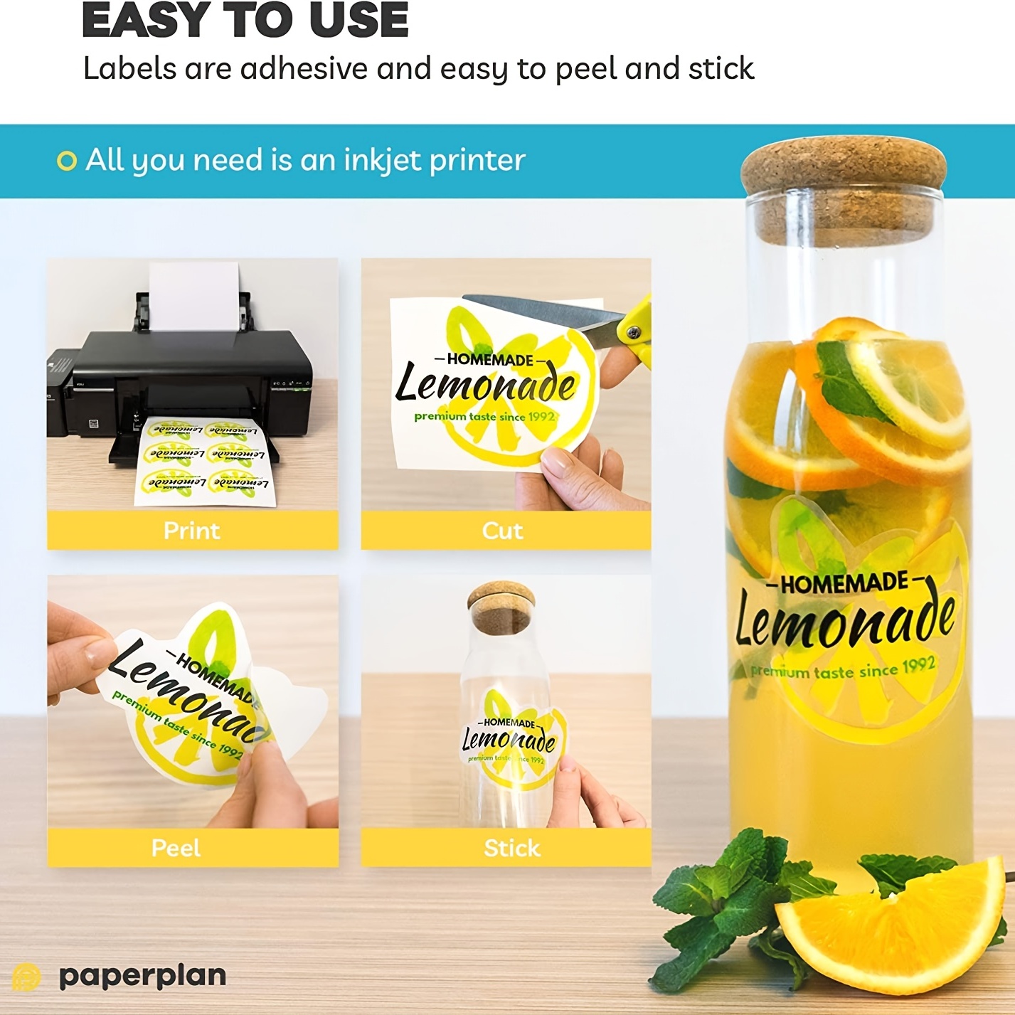 10 hojas de papel adhesivo de  - Commercial Vinyl Printing reseña y precio