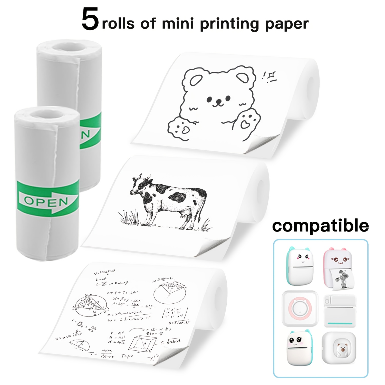 5-10-20 rollos de mini papel d - Heat Transfer Vinyl Roll reseña y precio